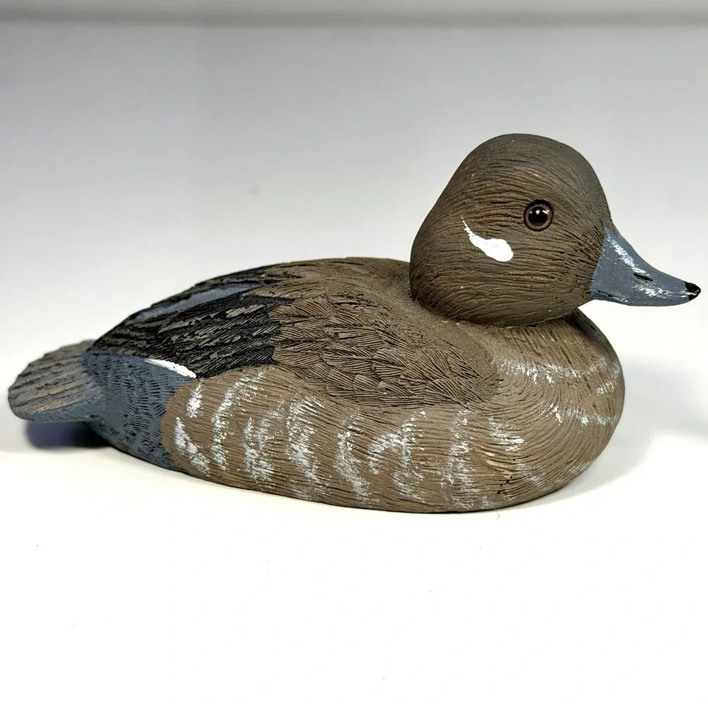 Jennings Decoy Co Bufflehead Duck Miniature Decoy Hand Painted Signed 4.5